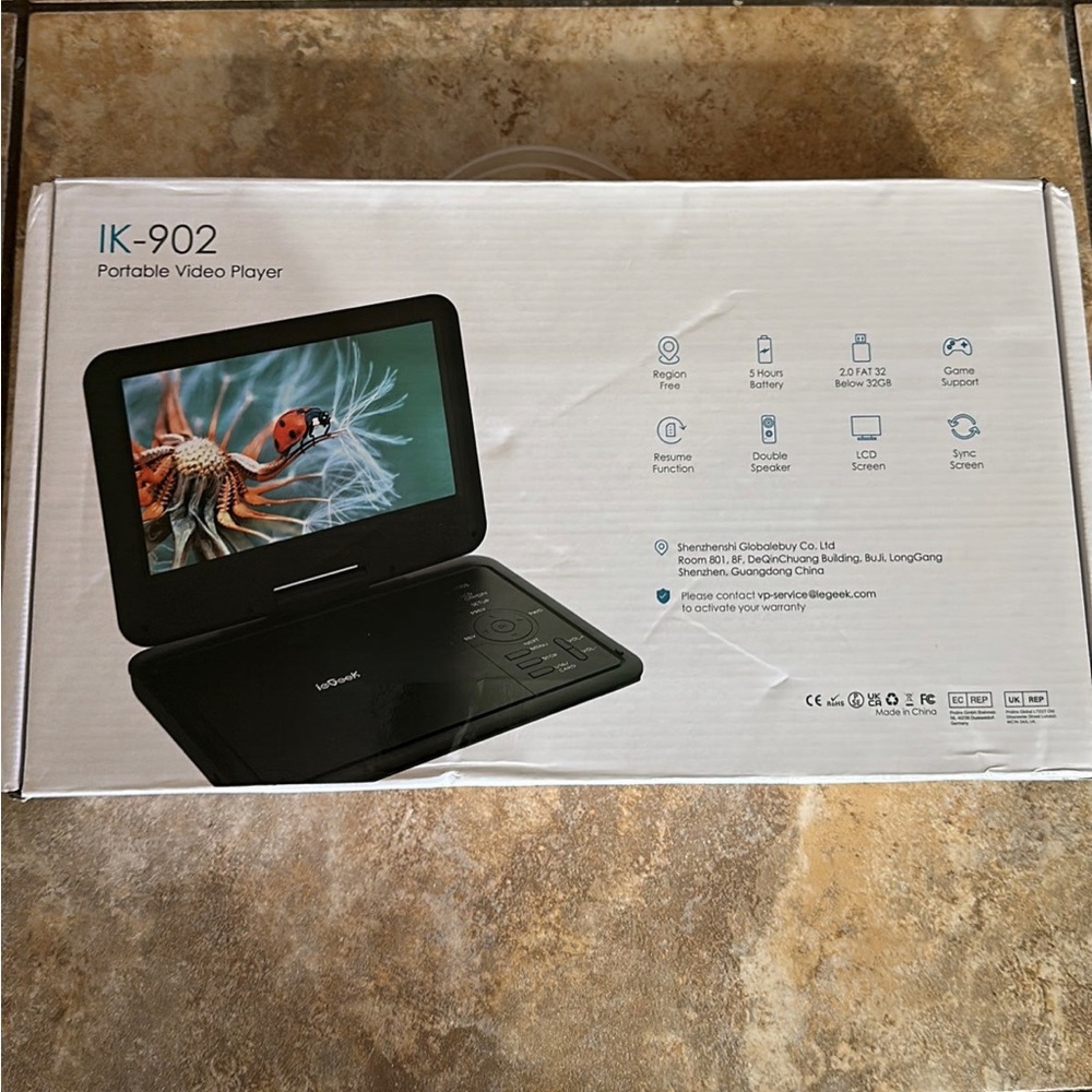Ie Geek IK-902 Portable video Player